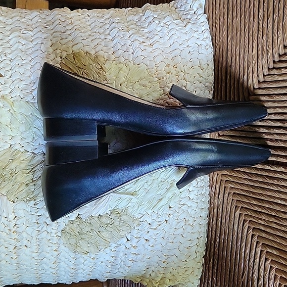 Cole Haan Dellora Skimmer Pointed Toe Loafers, Black, size 5B - Picture 6 of 11